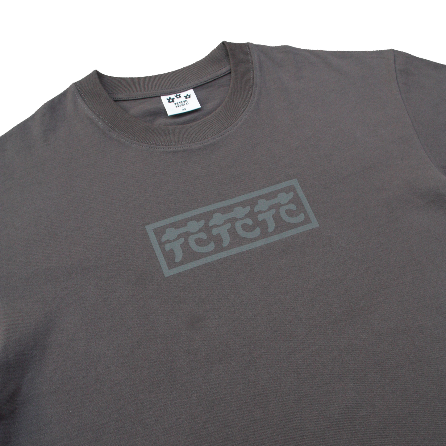 Box Logo Tee Charcoal