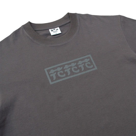 Box Logo Tee Charcoal