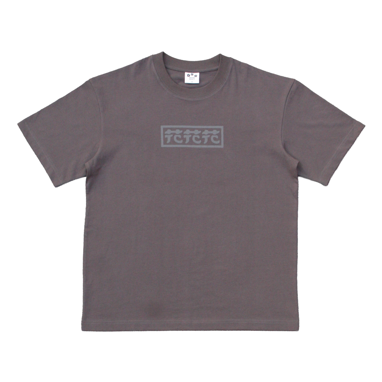 Box Logo Tee Charcoal